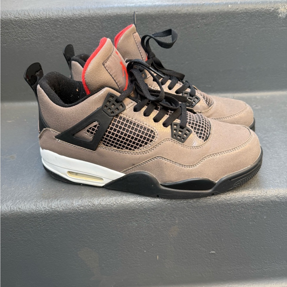 Jordan 4 retro taupe haze size 10 mens air jordan size 10 mens shoes size 10 nba - Picture 7 of 7
